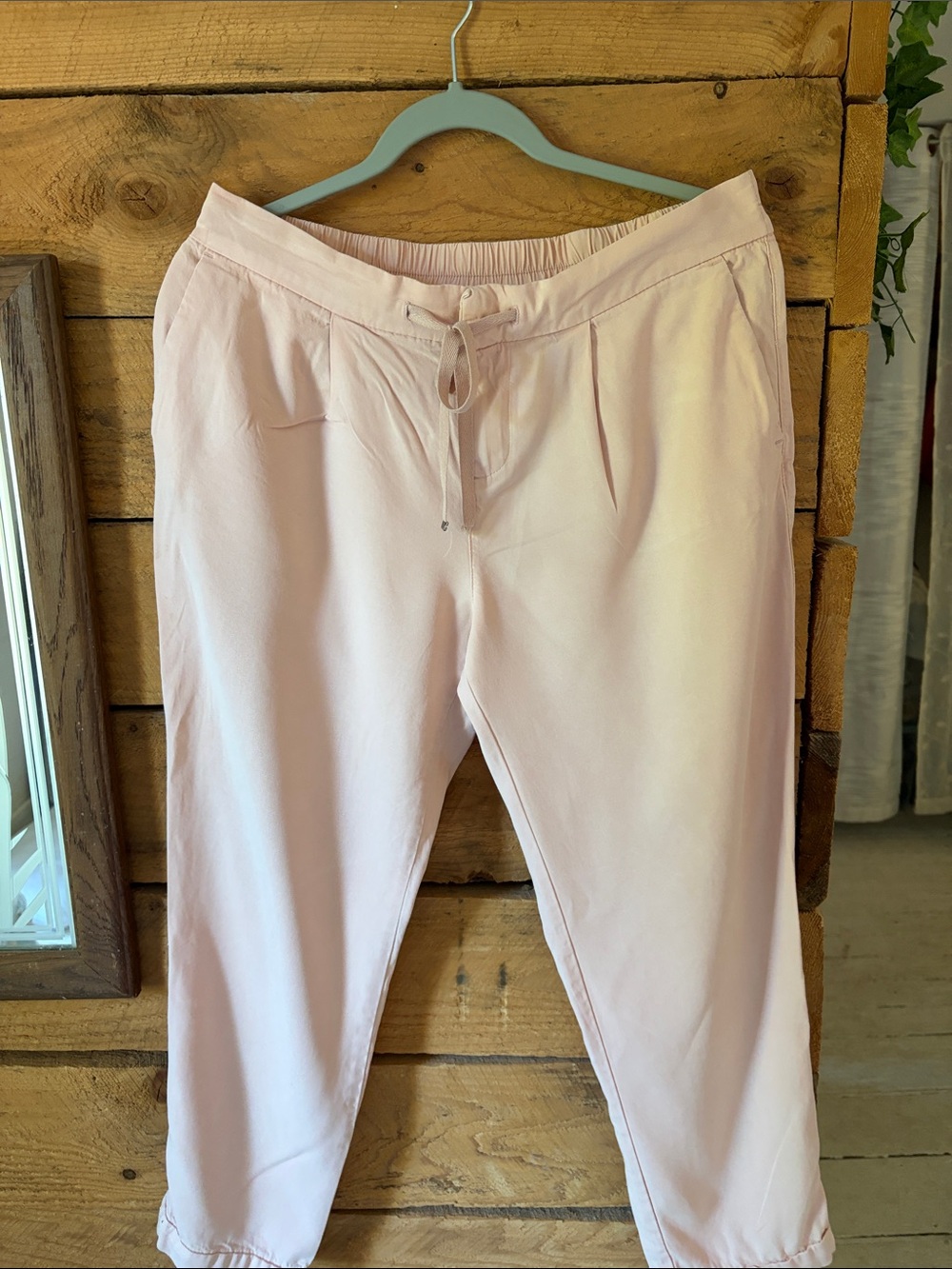 Old Navy Pale Pink Drawstring Jogger Pants